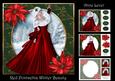Red Poinsettia Winter Beauty