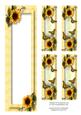 Floral & Flutters Large Dl - Sunflowers Insert