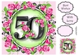 50 With Pretty Pink Roses 8x8