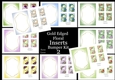 Gold Edged Floral Inserts Bumper Kit 2