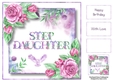 Soft Watercolour Roses - Step Daughter 8x8