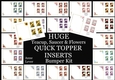 HUGE Teacup, Saucer & Flowers QUICK TOPPER INSERTS Bumper Kit