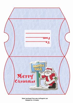At the North Pole Pillow Box