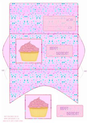 Spotty Cupcake Money Wallet (2)