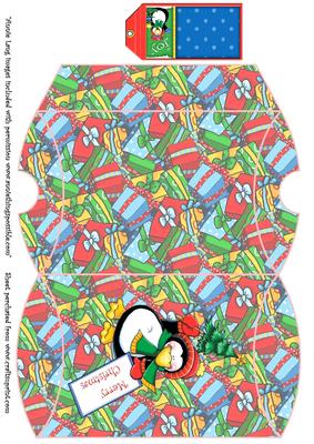 Presents and Penguin Pillow Box