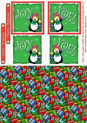 Joy and Noel Card Toppers