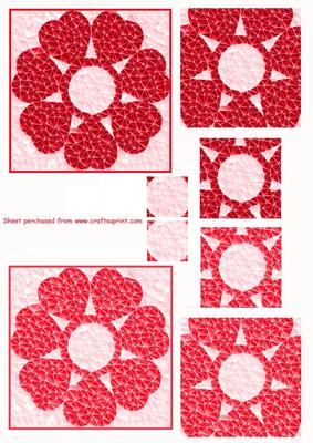 Mosaic Flower Pyramid Toppers 1