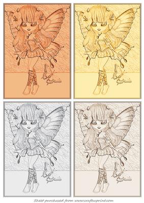 Embossed Fairy Toppers