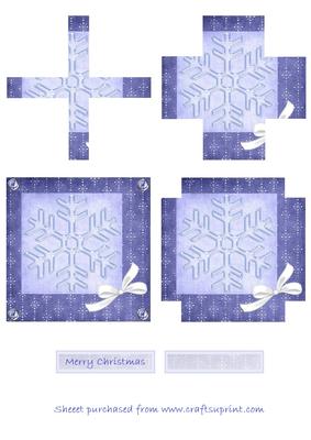 Snowflake with Cross Shaped Pyramid