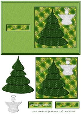 Christmas Tree Card Front