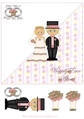 Happily Ever After Diagonal Card