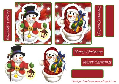 Snowman Toppers