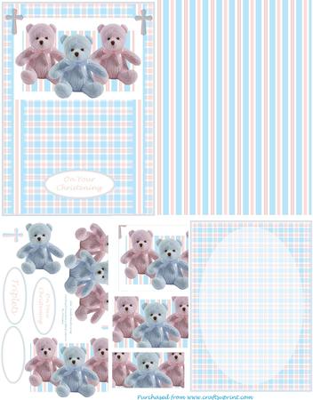 A4 Triplets Christening Step by Step/pyramid