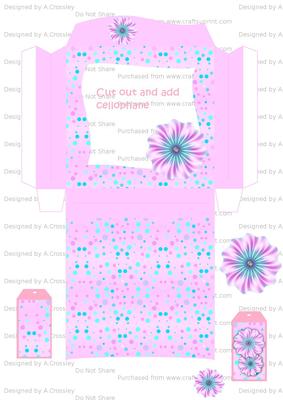 Small Pinch Bag Flower and Spots