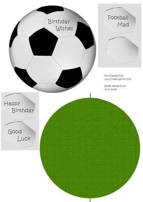 Football Wobble Card