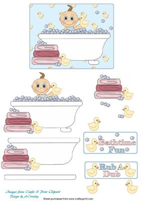 Baby in Bath (boy)