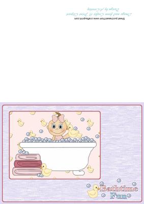 Baby Quick Card (girl)