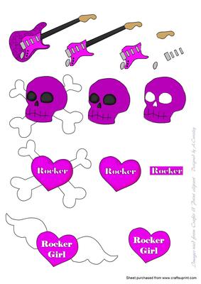 Rocker Toppers (purple)