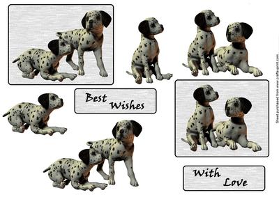 Dalmatians Card Toppers