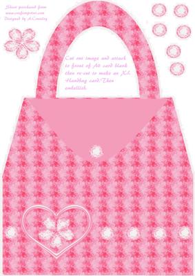 Pink Handbag Card Front (xl)