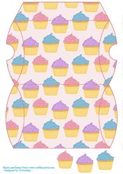 Cupcake Pillow Box