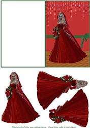 Christmas Wedding Card