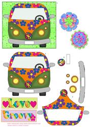 Flower Power Vw Van Topper 2