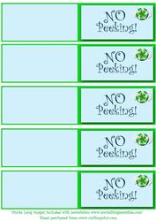No Peeking Gift Tags