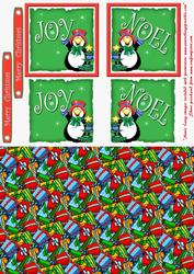 Joy and Noel Card Toppers