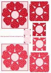 Mosaic Flower Pyramid Toppers 1