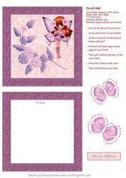 Fairy Wishes Shaker Card 1