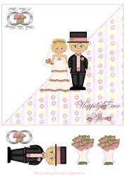 Happily Ever After Diagonal Card