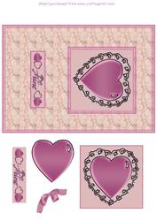 Valentine Heart Card Front