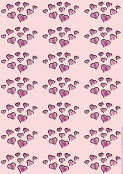 Hearts Backing Paper