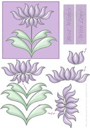 Floral Step by Step Topper