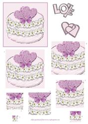 Valentines Cake Pyramid