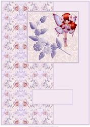 A4 Lilac Fairy Card Front