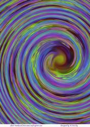 Multi Coloured Swirl Background Sheet 1