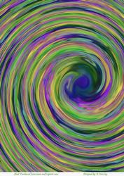 Multi Coloured Swirl Background Sheet 4