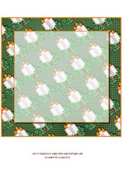 8x8" Christmas Insert, Candles