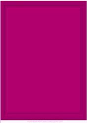 Bevelled Edged Blank Card Front (magenta)