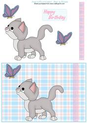 Kitty Card Front