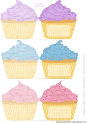 Cup Cake Place Cards