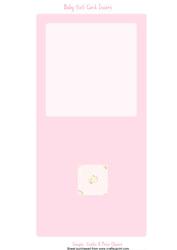 Baby 5"x5" Insert (pink)