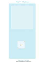 5"x5" Baby Insert (blue)