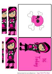 Emo 16th Birthday Card (girl)
