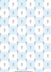 Rattle Backing Paper (blue)