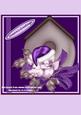 8x8" Christmas Bird Step by Step Kit (purples)