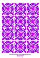 Purple Swirl Tea Bag Tiles