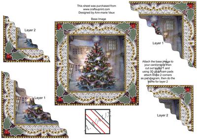 How My Tree Looks Duo Corner Wavy Sq Stacker